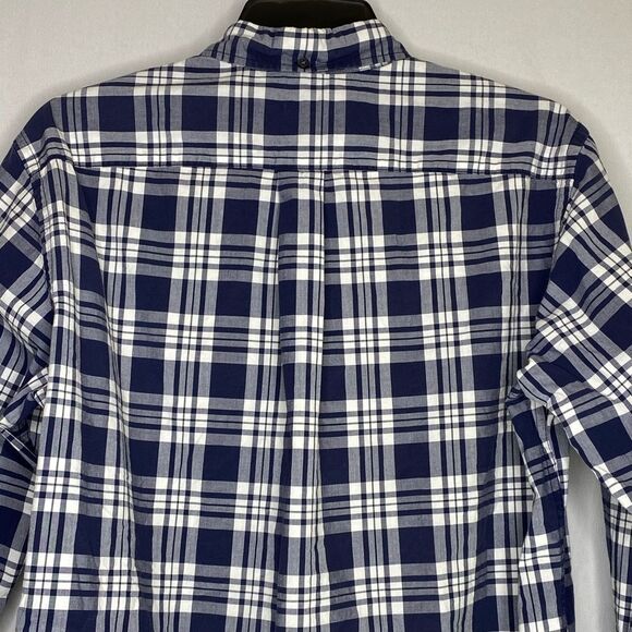 Uniqlo Plaid Cotton Button-Down Shirt - Picture 6 of 9